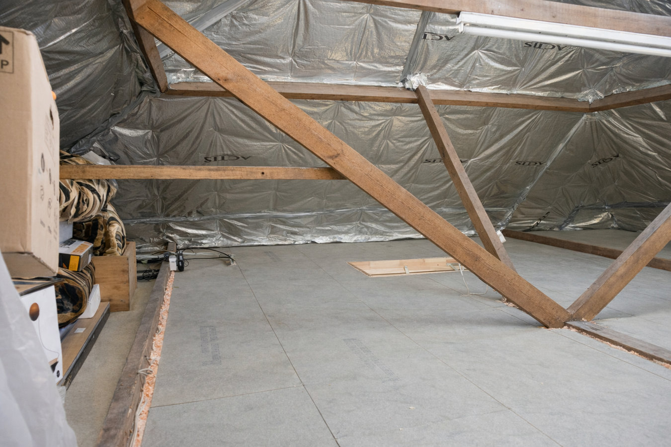 Attic insulation
