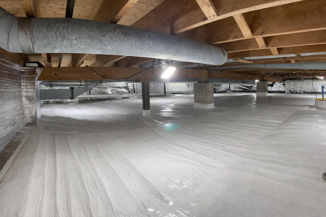 Crawl space insulation